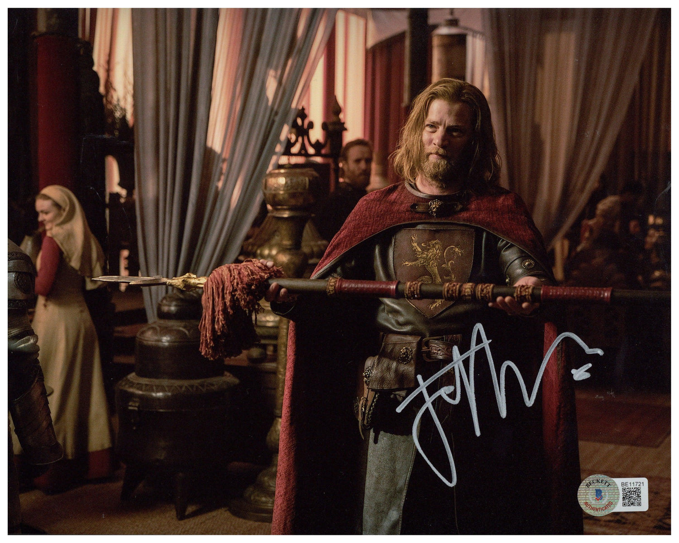 Jefferson Hall Signed 8x10 Photo House of Dragon Ser Tyland Lannister Autographed BAS