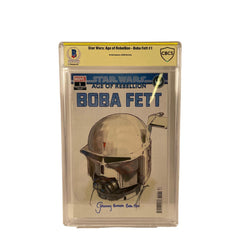Image of Jeremy Bulloch Autographed Star Wars Age of Rebellion Boba Fett Signed CBCS
