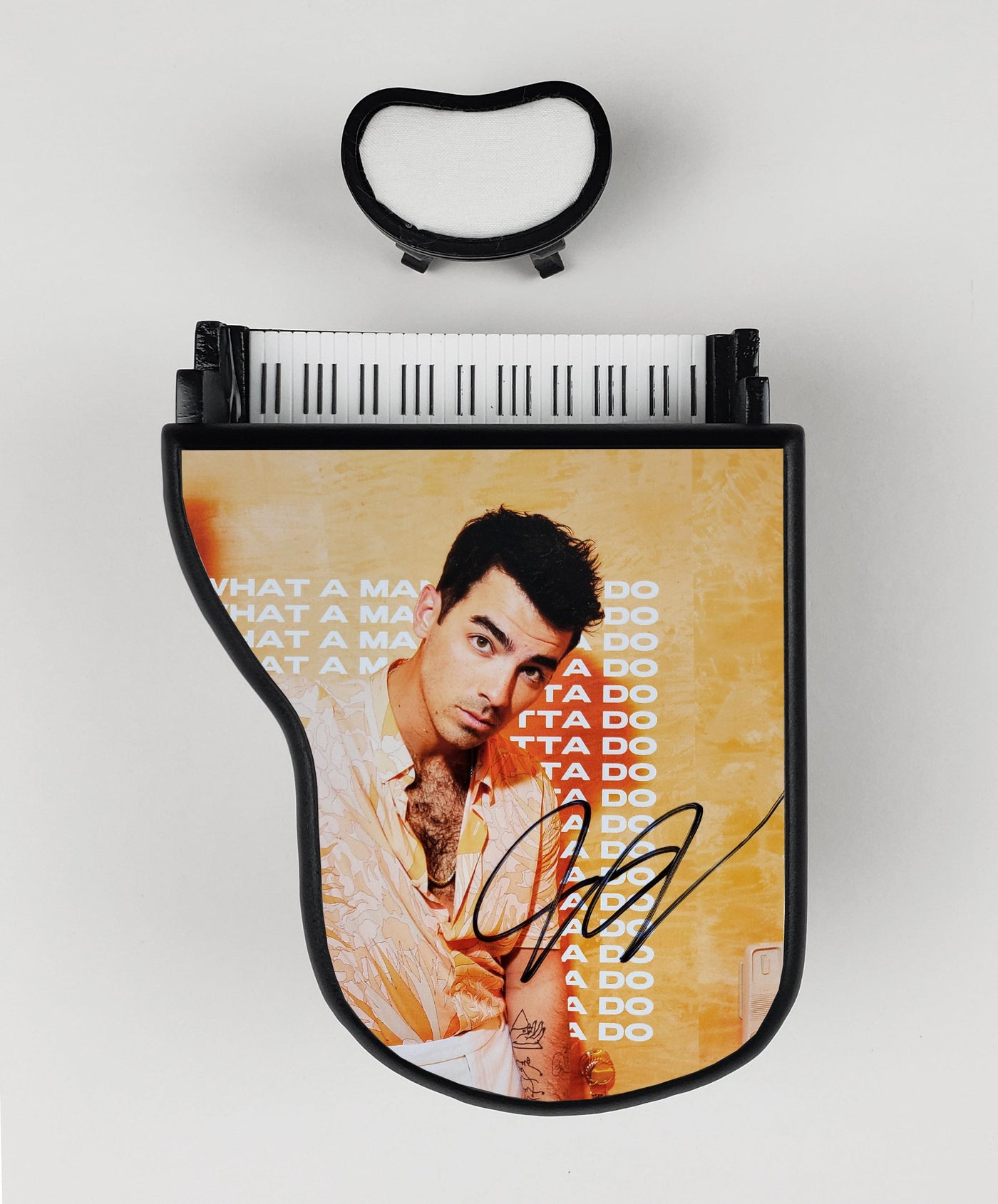 Joe Jonas Autographed Signed Custom Toy Mini Piano Jonas Brothers ACOA