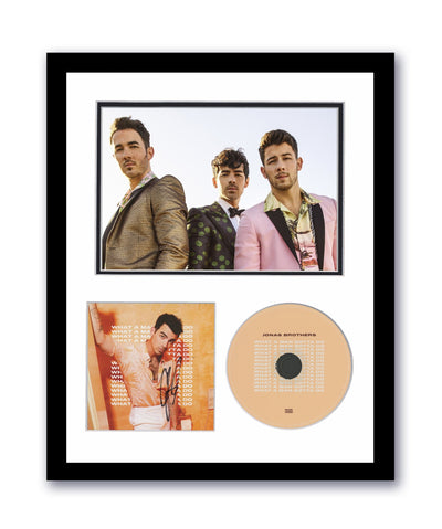 Joe Jonas Brothers Autographed 11x14 Framed CD Photo What A Man Gotta Do ACOA 4