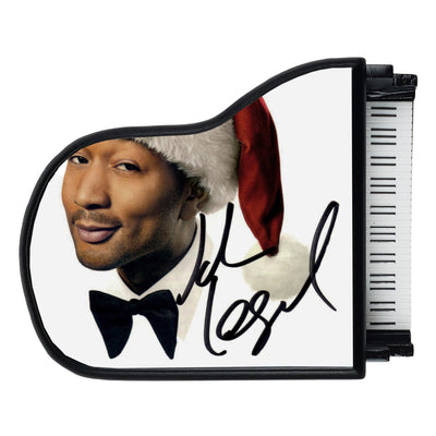 John Legend Autographed Signed Custom Toy Mini Piano Christmas ACOA
