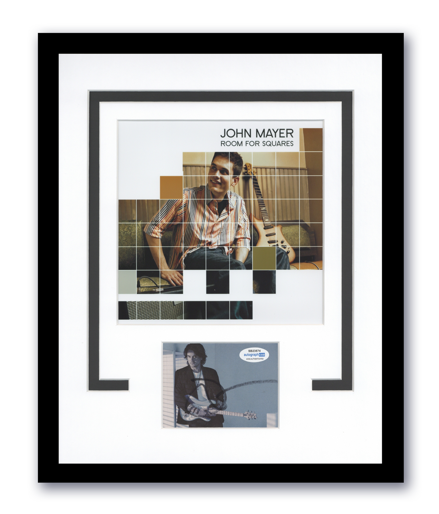 John Mayer Autographed Signed 11x14 Framed CD Photo Room For Squares ACOA