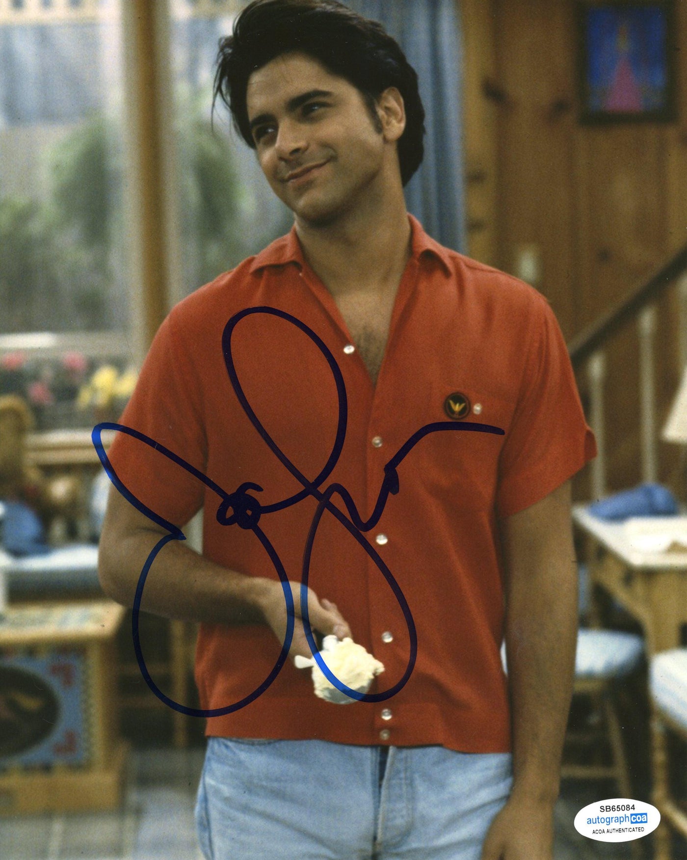 John Stamos Signed 8x10 Photo Full House Autographed ACOA #3