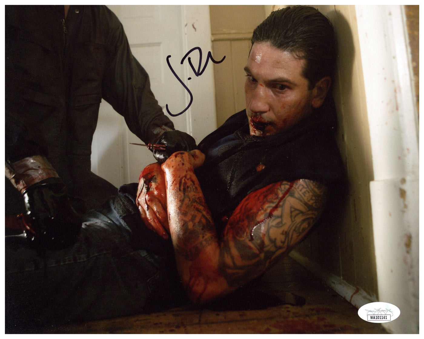 Jon Bernthal Signed 8x10 Photo Shot Caller Autographed JSA COA
