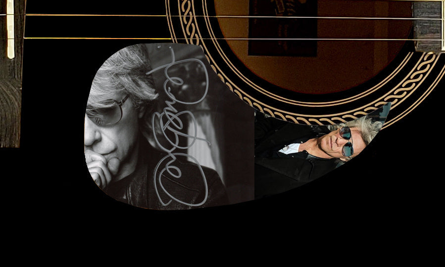 Jon Bon Jovi Autographed Signed Acoustic Black Guitar ACOA