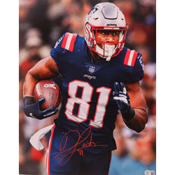 Image of Jonnu Smith Signed 16x20 Photo New England Patriots Autographed BAS COA