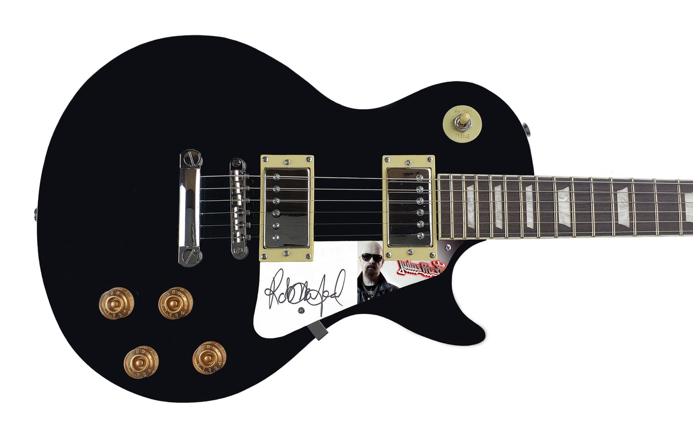 Judas Priest Rob Halford Autographed Signed Electric LP Guitar ACOA 2
