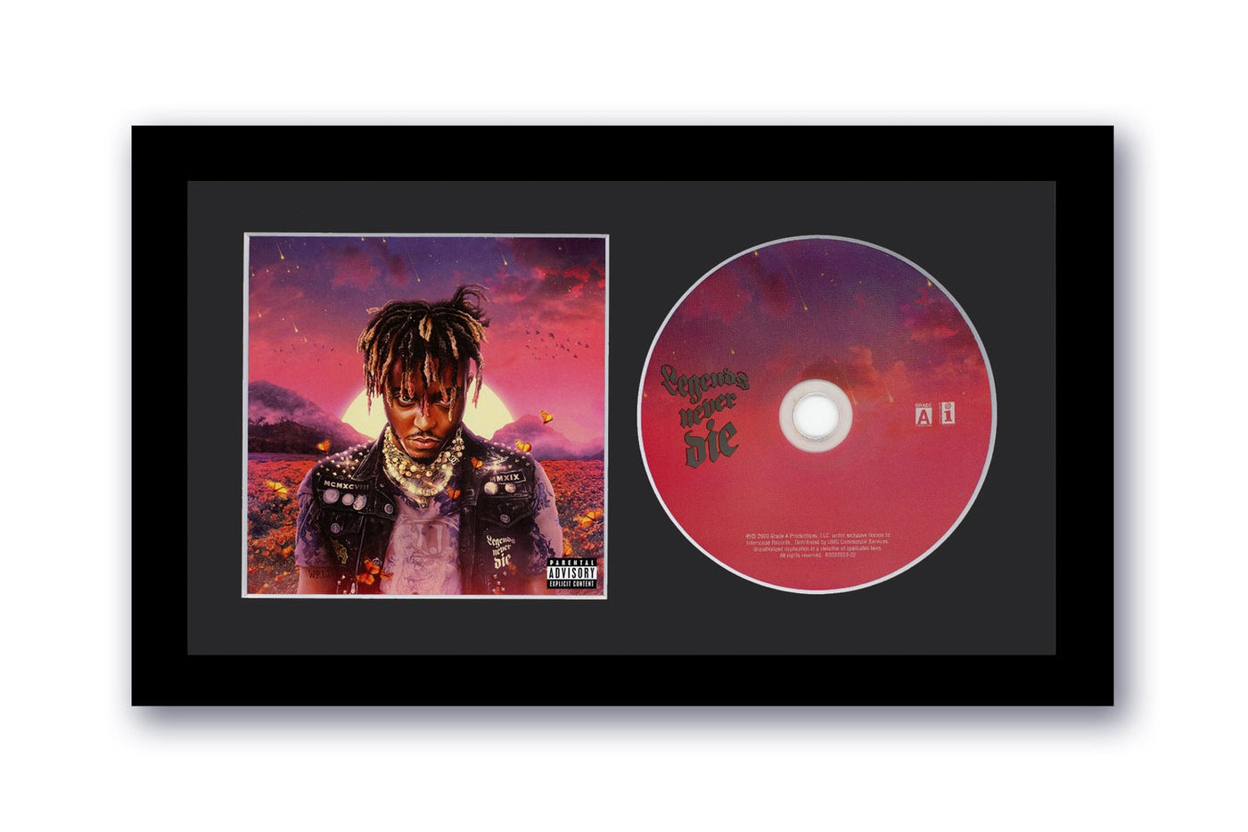 Juice WRLD Legends Never Die Custom Frame CD Photo Art Hip-Hop Rap Unsigned
