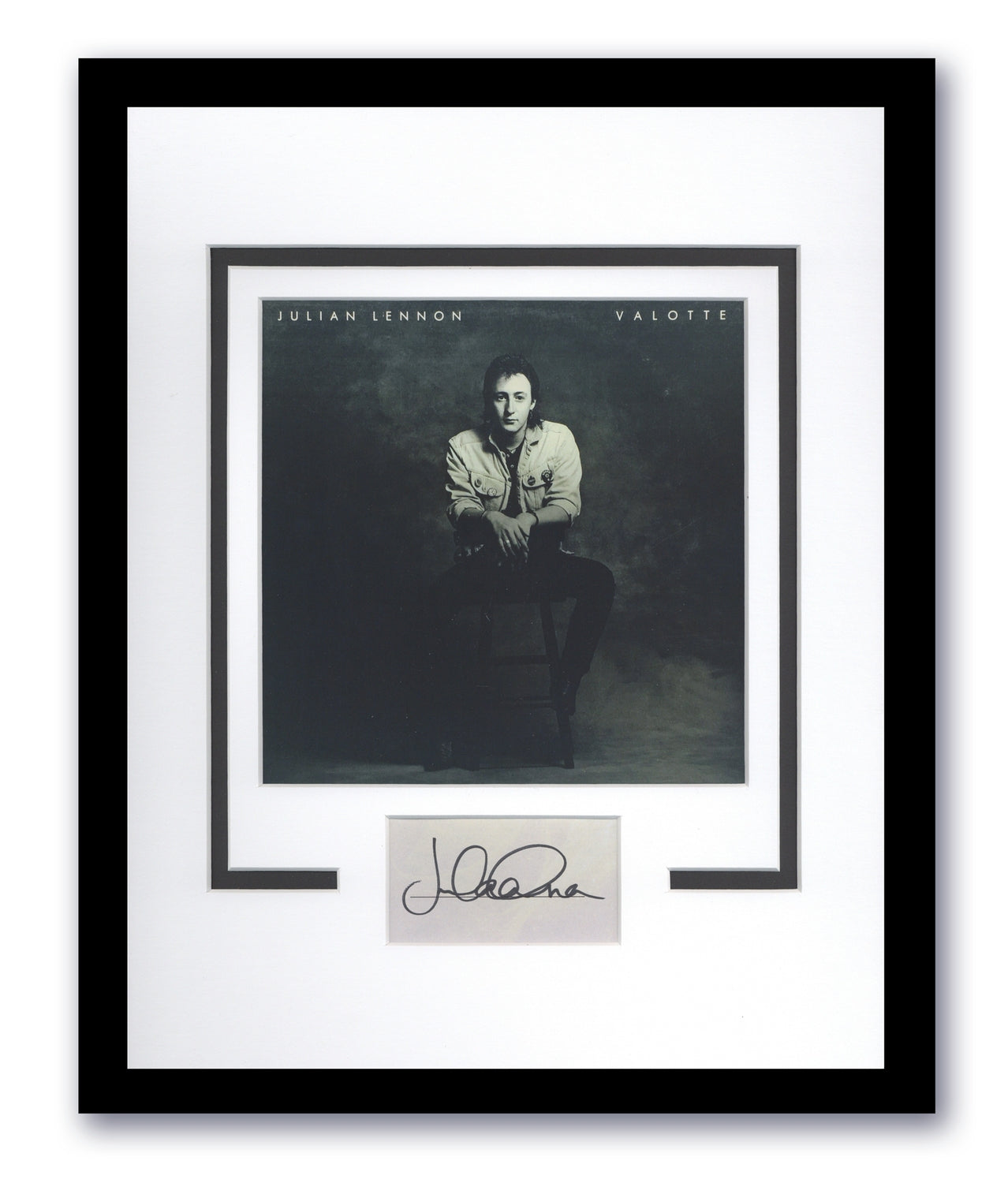 Julian Lennon Autograph Signed 11x14 Framed Photo Valotte