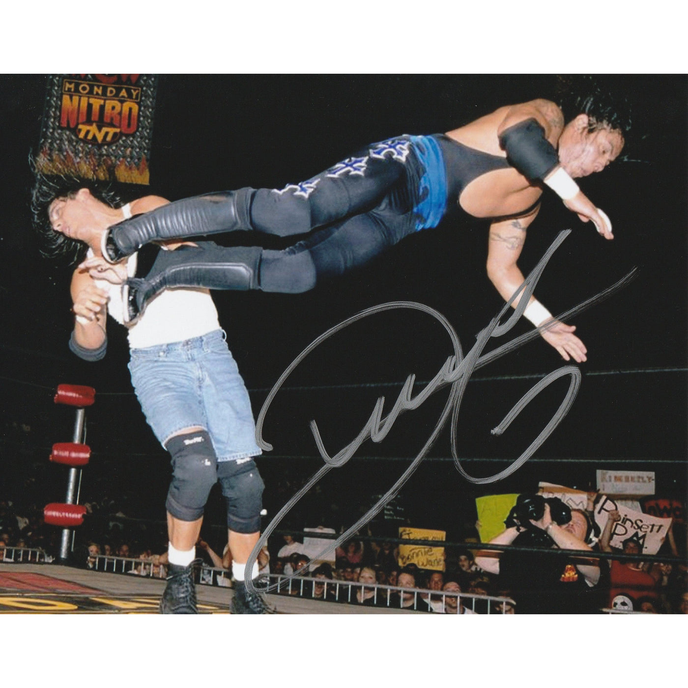 Juventud Guerrera Autograph 8x10 WCW Nitro Photo Signed COA 5