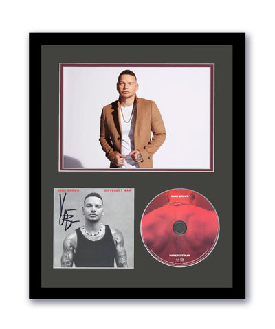 Kane Brown Autographed 11x14 Custom Framed CD Different Man Country Music ACOA 3