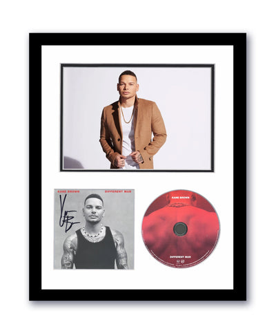 Kane Brown Autographed 11x14 Custom Framed CD Different Man Country Music ACOA 4