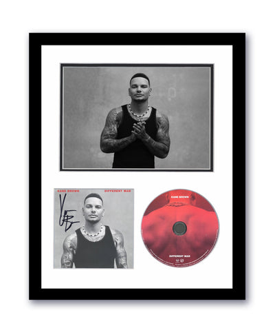Kane Brown Autographed 11x14 Custom Framed CD Different Man Country Music ACOA 6
