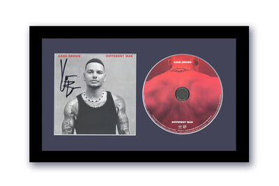 Kane Brown Autographed Signed 7x12 Custom Framed CD Different Man Country ACOA