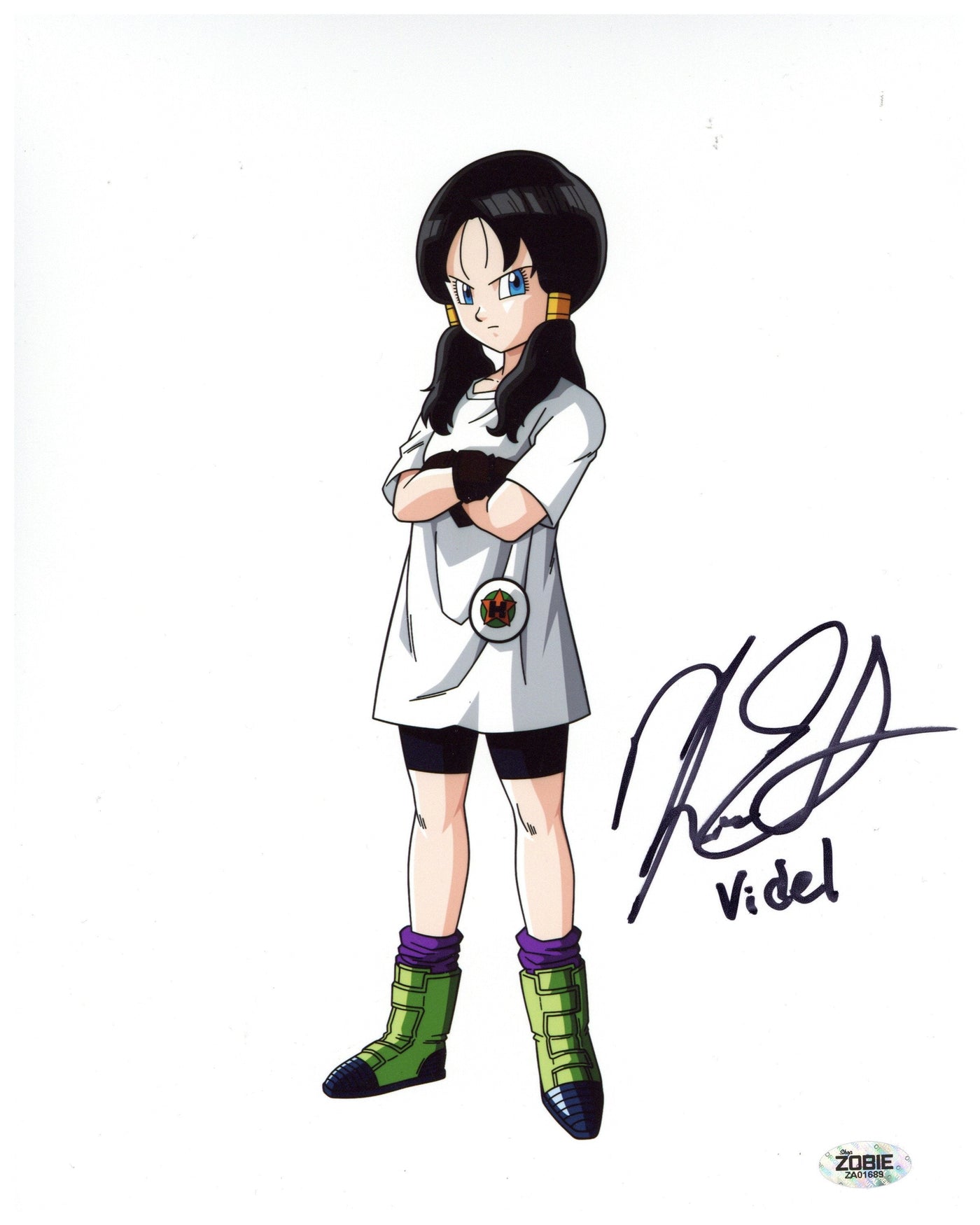 Kara Edwards Autographed 8x10 Photo Dragon Ball Z Videl Signed Zobie