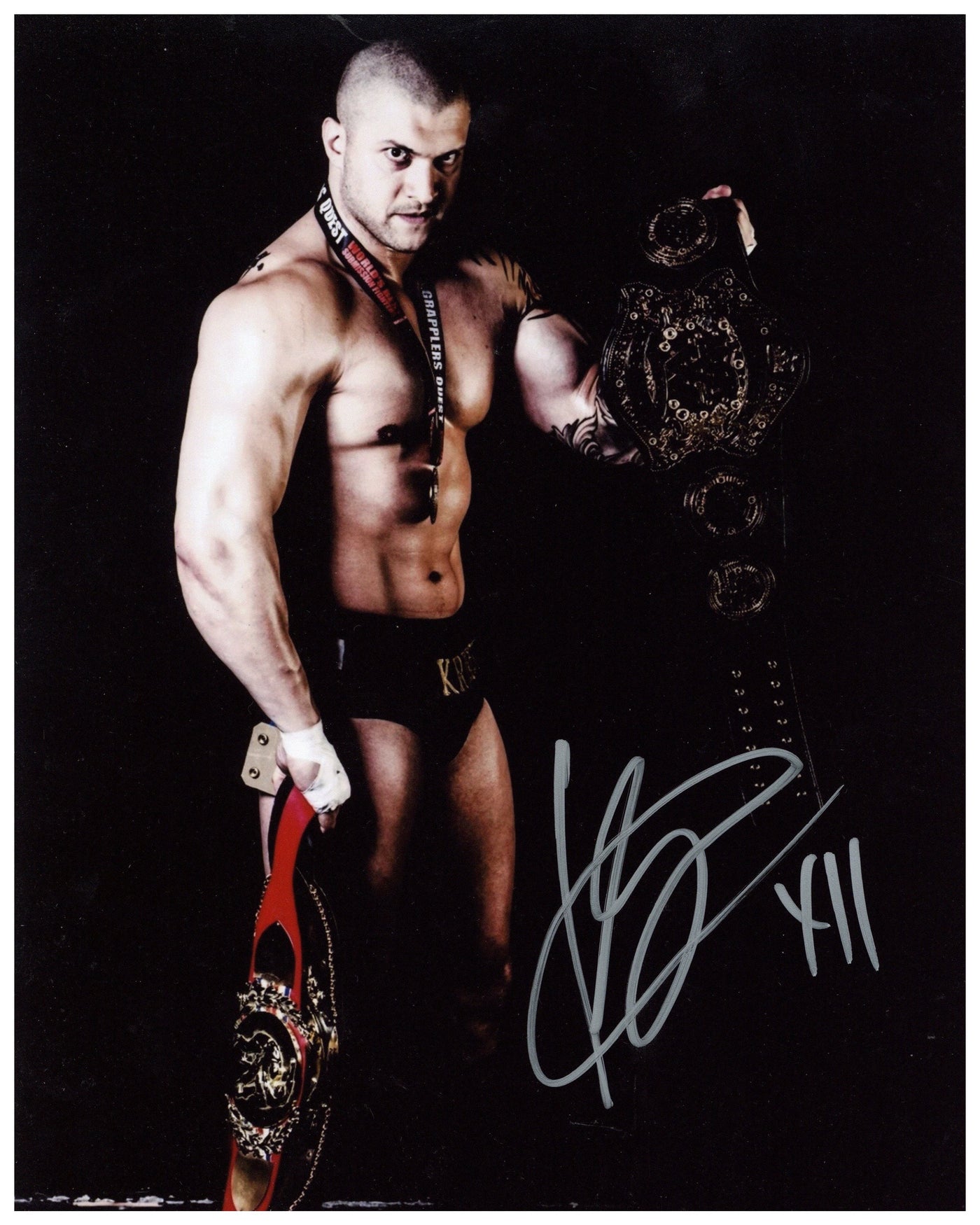Karrion Kross Signed 8x10 Photo WWE Pro Wrestling Autographed Zobie COA 2