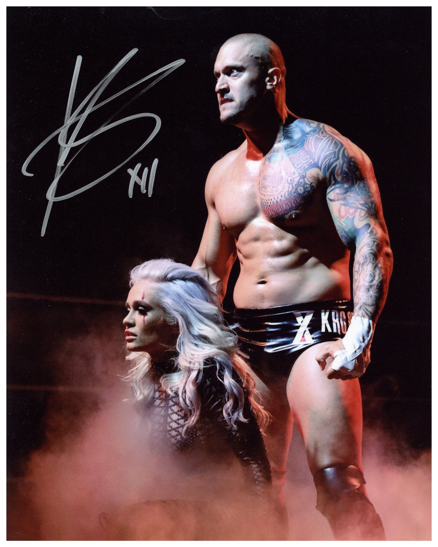 Karrion Kross Signed 8x10 Photo WWE Pro Wrestling Autographed Zobie COA 4