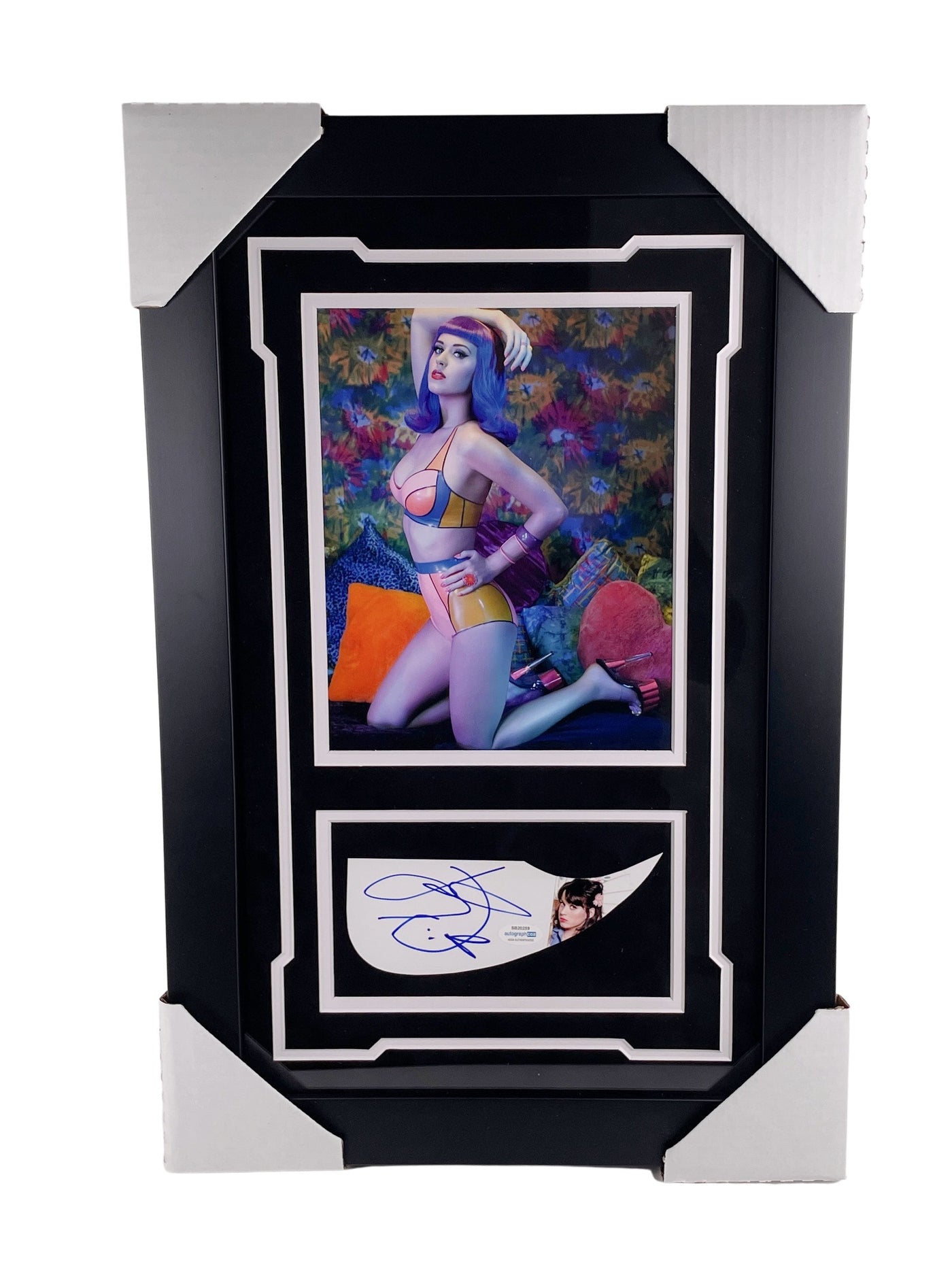 Katy Perry Signed Cut Custom Framed AutographCOA