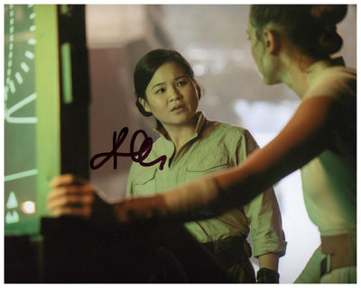 Kelly Marie Tran Signed 8x10 Photo Star Wars Rose Tico Autographed ACOA
