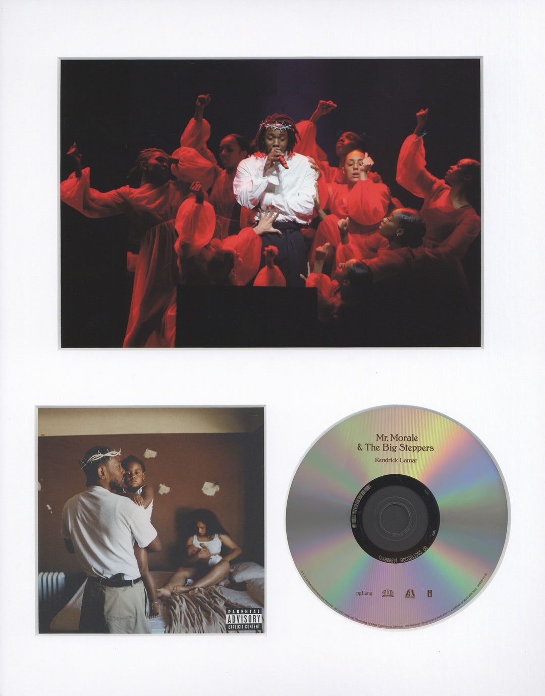 Kendrick Lamar Custom Frame CD Photo Hip-Hop Rap Mr. Morale