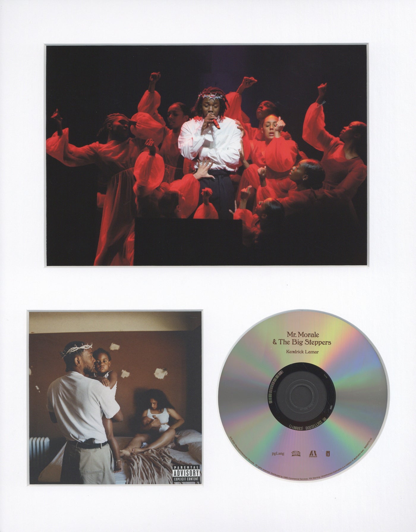 Kendrick Lamar Custom Frame CD Photo Hip-Hop Rap Mr. Morale & the Big –  Zobie Productions