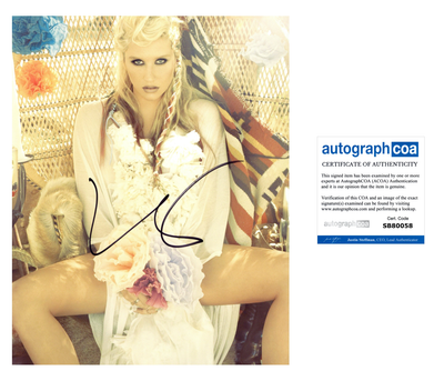 Kesha Signed 8x10 Photo Musician Autographed ACOA