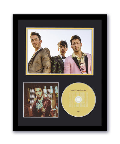 Kevin Jonas Brothers Autographed 11x14 Framed CD Photo What A Man Gotta Do ACOA 3