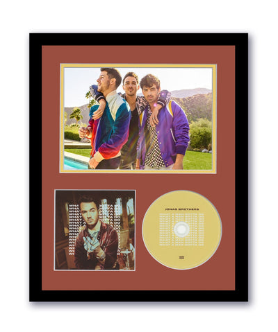 Kevin Jonas Brothers Autographed 11x14 Framed CD Photo What A Man Gotta Do ACOA 5
