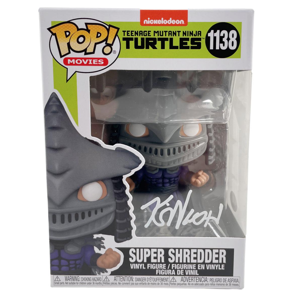 Kevin Nash Signed Funko POP Teenage Mutant Ninja Turtles Super Shredder JSA W