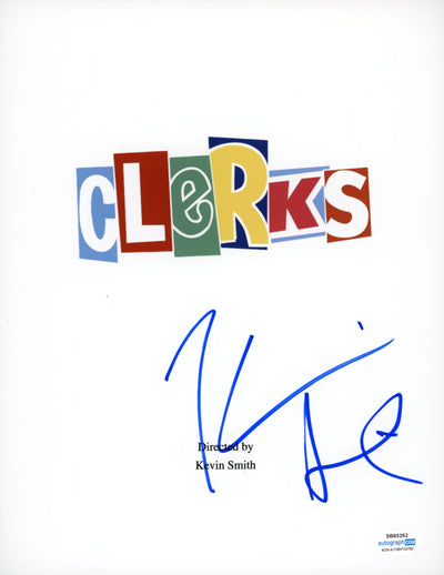 Kevin Smith Signed Clerks Movie Script Cover Autographed ACOA #2