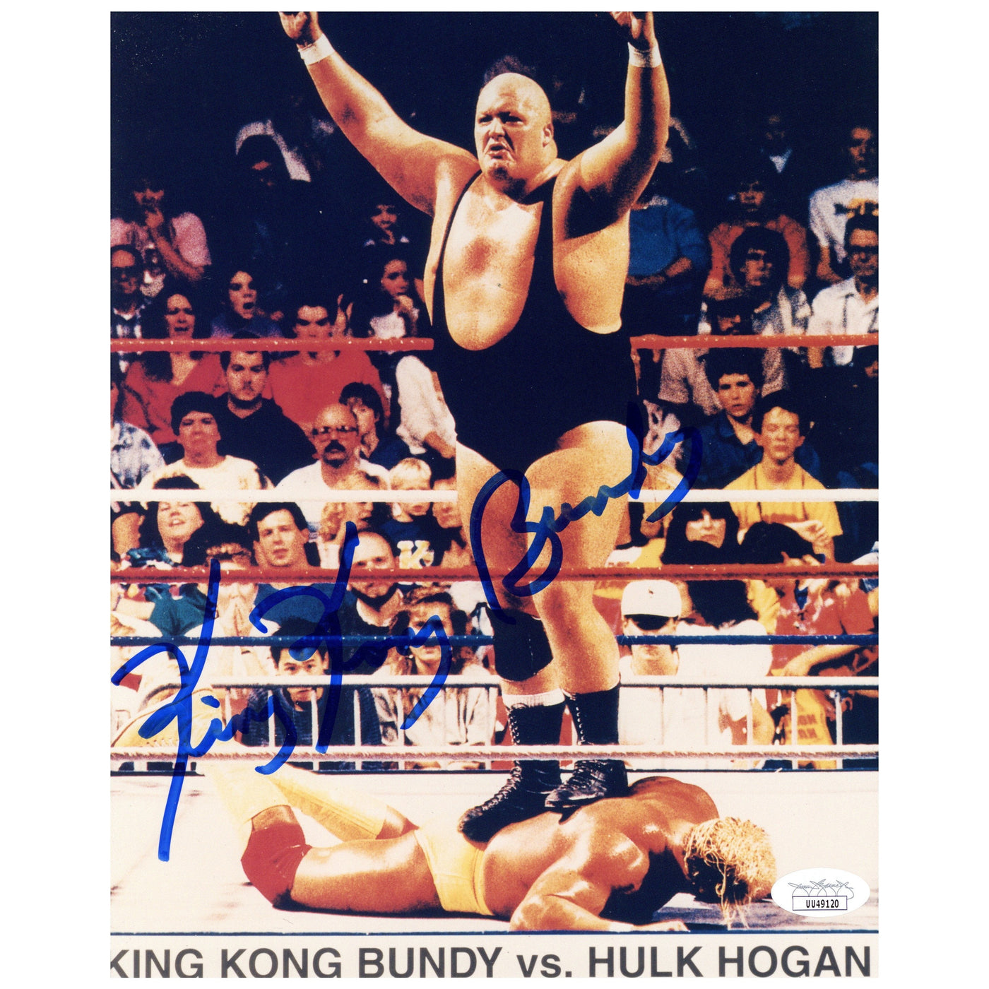 King Kong Bundy Signed 8x10 Photo WWE WWF Wrestler Autographed JSA COA