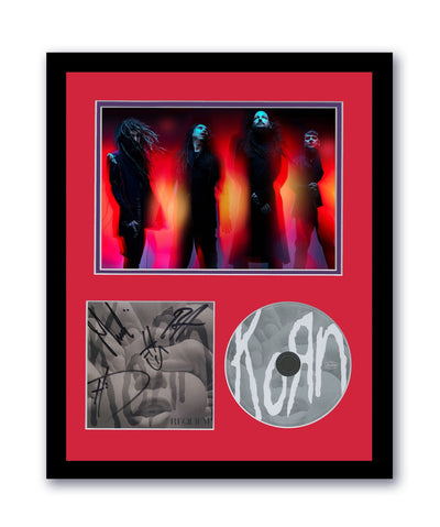 Korn Autographed Signed 11x14 Framed CD Photo Requiem Jonathan Davis ACOA 3