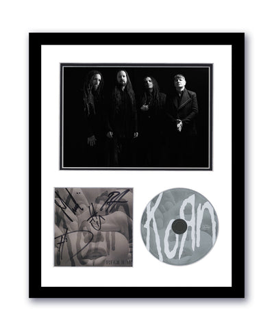 Korn Autographed Signed 11x14 Framed CD Photo Requiem Jonathan Davis ACOA 6
