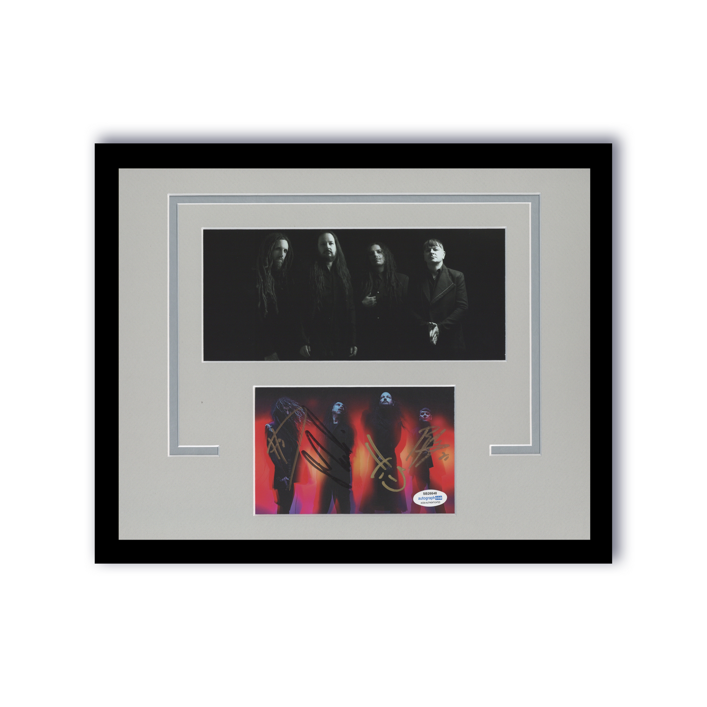 Korn Autographed Signed 11x14 Framed Photo Requiem Jonathan Davis ACOA