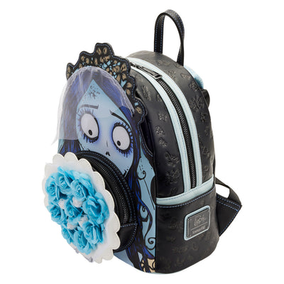 LOUNGEFLY CORPSE BRIDE: EMILY BOUQUET MINI BACKPACK