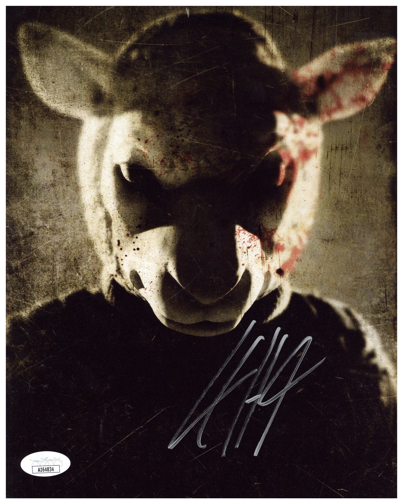 L.C. Holt Autographed 8x10 Photo You're Next Horror Film Signed JSA COA
