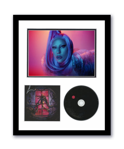 Lady Gaga Autographed Signed 11x14 Framed CD Photo Chromatica ACOA 4