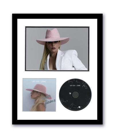 Lady Gaga Autographed Signed 11x14 Framed CD Photo Joanne ACOA 6