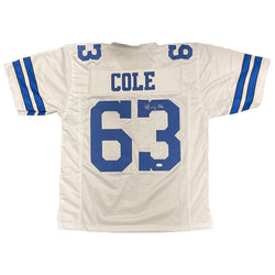 Image of Larry Cole Signed Dallas Cowboys Custom Jersey 2xSuper Bowl Champ Autographed JSA