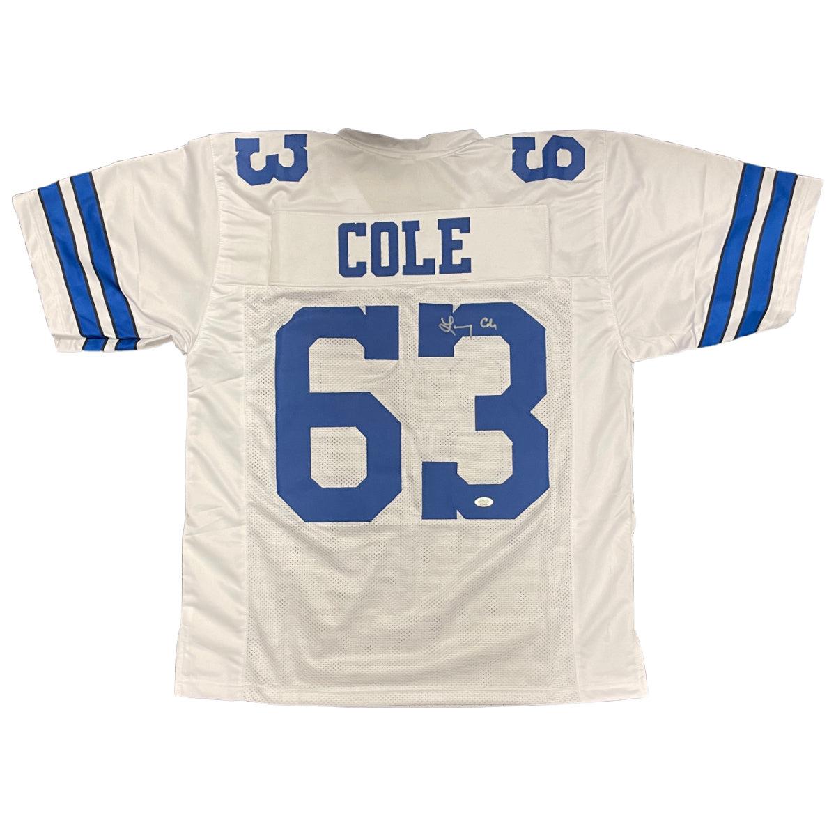 Larry Cole Signed Dallas Cowboys Custom Jersey 2xSuper Bowl Champ Autographed JSA