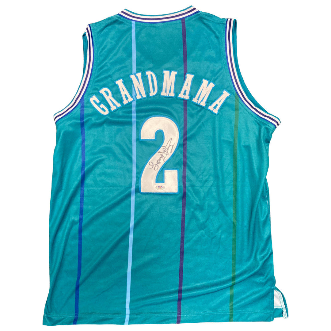 Larry Johnson Signed Grandmama Custom Jersey Autographed PSA COA – Zobie  Productions