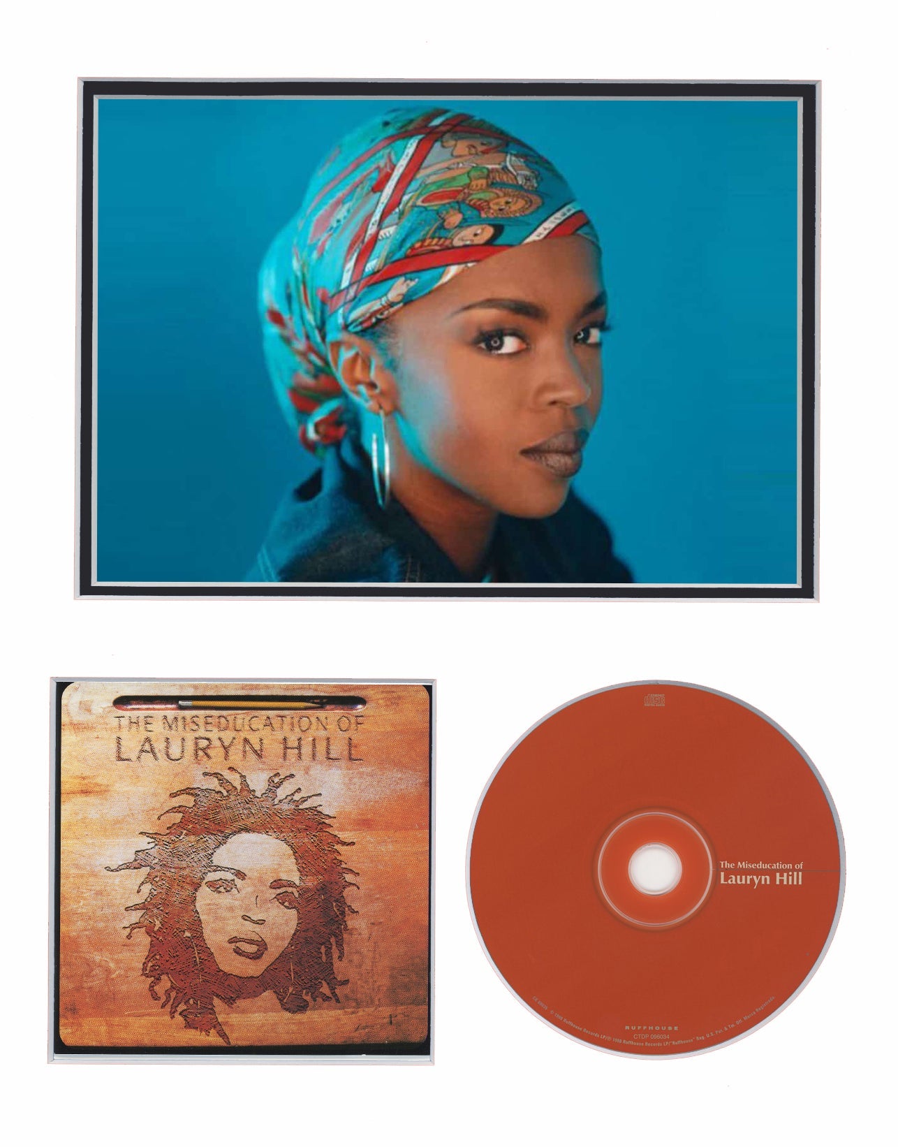 Lauryn Hill The Miseducation Custom Frame CD Photo Rap Hip-Hop The Fugees 2