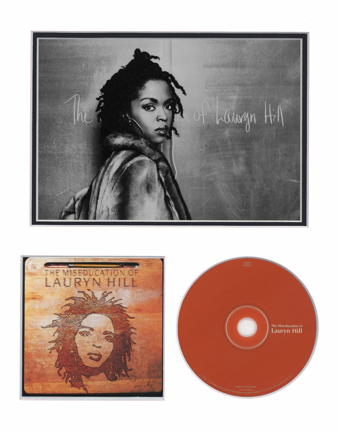 Lauryn Hill The Miseducation Custom Frame CD Photo Rap Hip-Hop The Fugees
