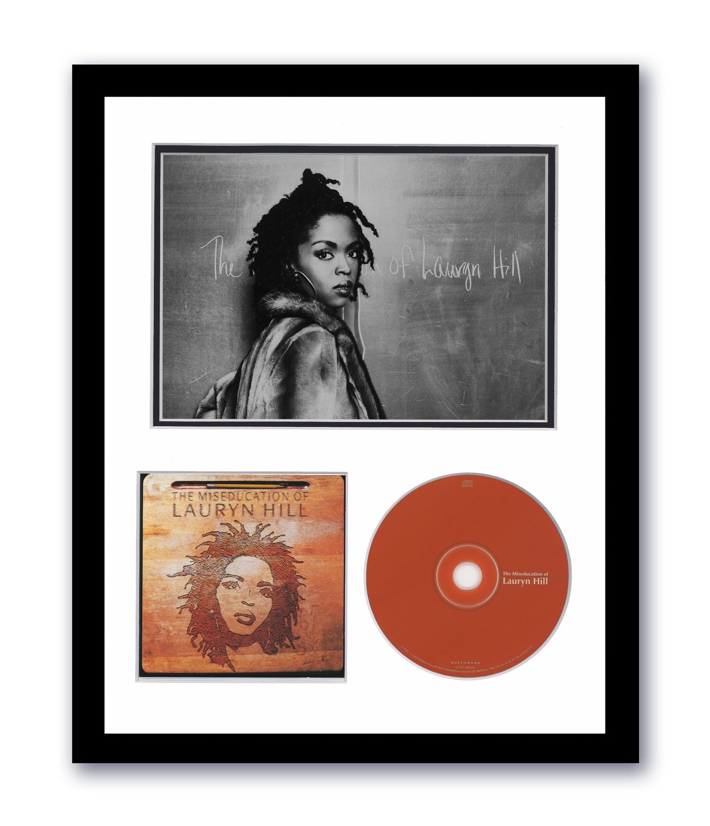 Lauryn Hill The Miseducation Custom Framed CD Photo Rap Hip-Hop The Fugees 5
