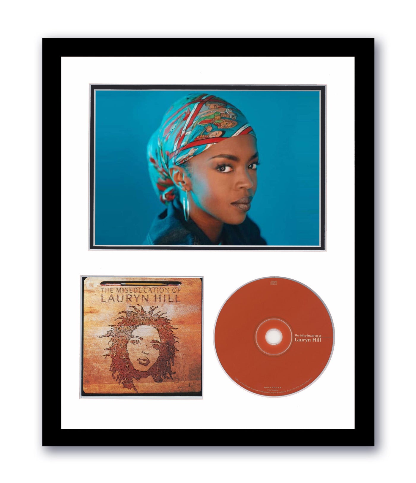 Lauryn Hill The Miseducation Custom Framed CD Photo Rap Hip-Hop The Fugees 6