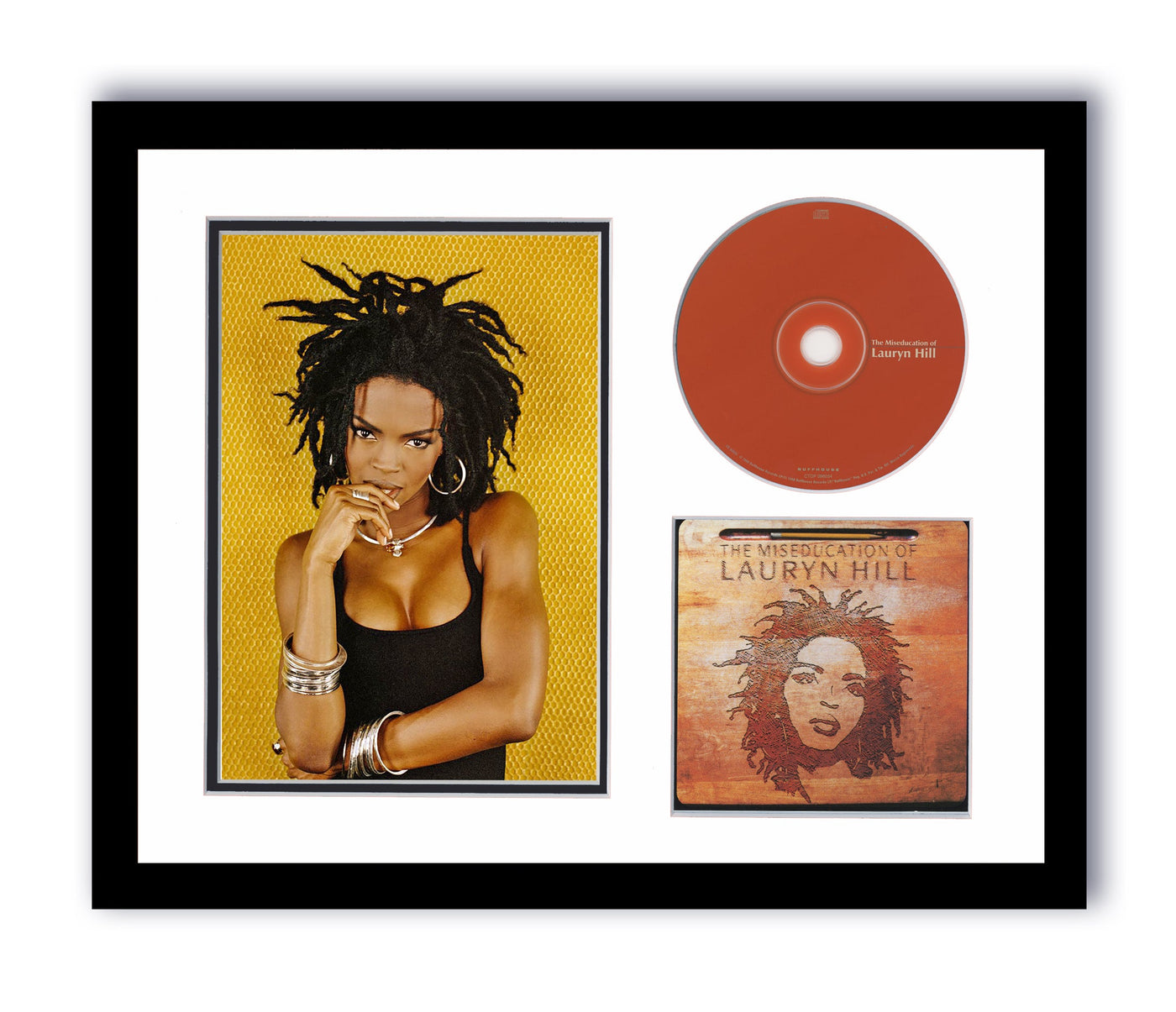 Lauryn Hill The Miseducation Custom Framed CD Photo Rap Hip-Hop The Fugees 7