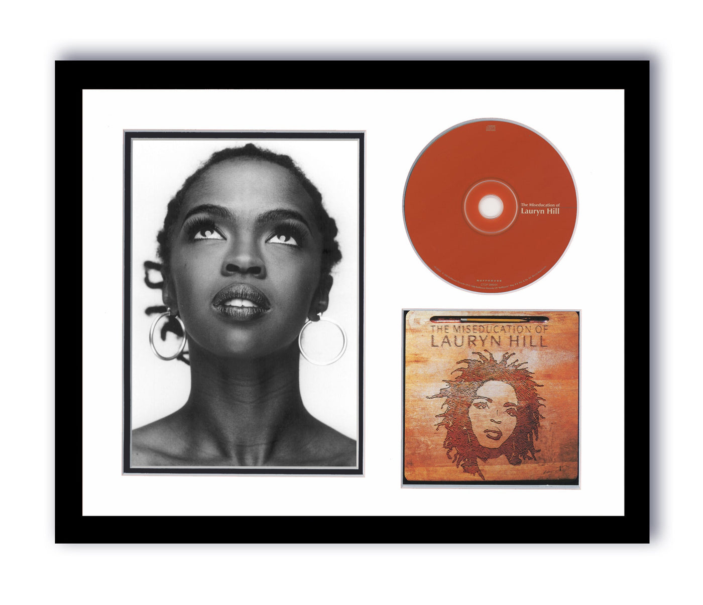 Lauryn Hill The Miseducation Custom Framed CD Photo Rap Hip-Hop The Fugees 8