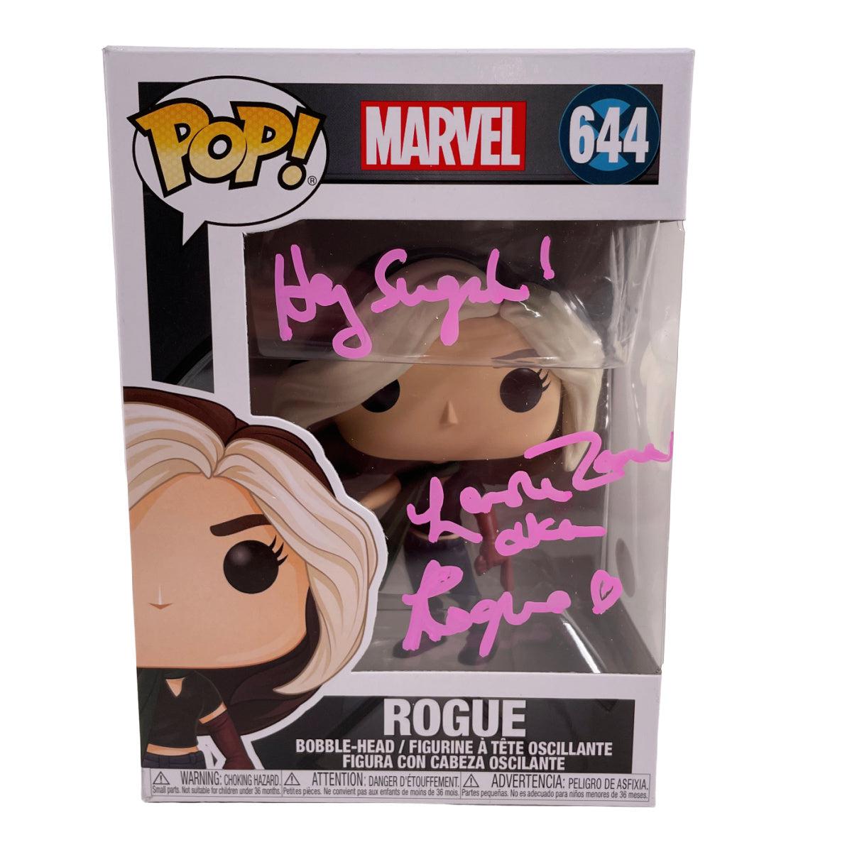 Lenore Zann Signed Funko POP X-Men Rouge Autographed JSA COA
