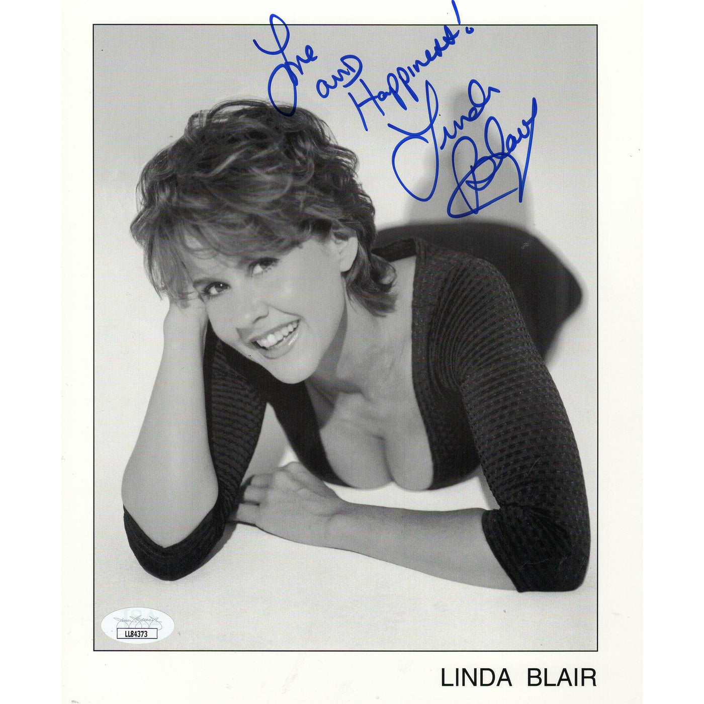 Linda Blair Signed 8x10 Photo The Exorcist Regan Autograph JSA COA 5
