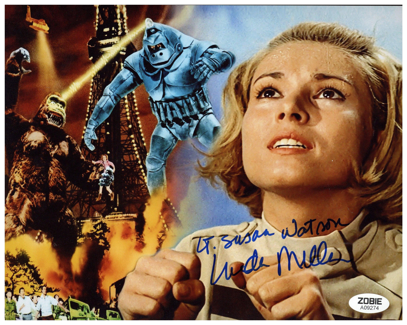 Linda Miller Signed 8x10 Photo King Kong Escapes Autographed Zobie COA
